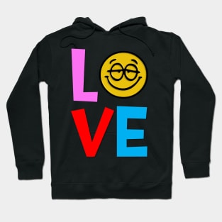 Love smiley face emoji women’s be happy style Hoodie